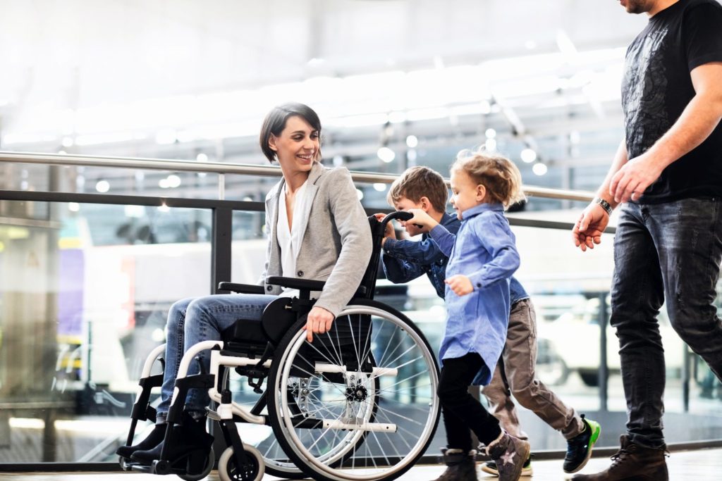 Foldable lightweight wheelchair