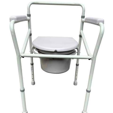 Folding Commode Steel - CE Mobility